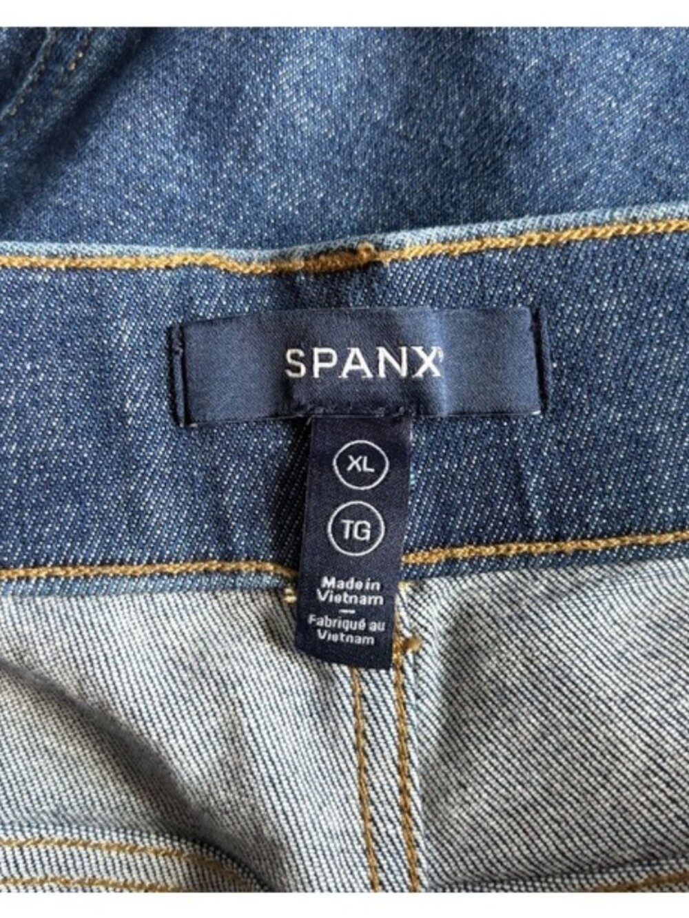 SPANX Flare Jeans in Authentic Blue Style 21164Q Size XL - Picture 7 of 7